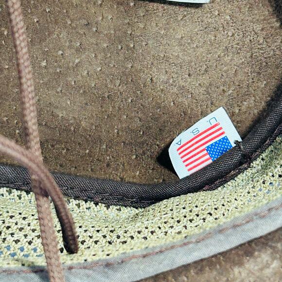 Monterey Bay 8" SIROCCO Unisex Hat Suede Leather Mesh USA - Picture 12 of 16